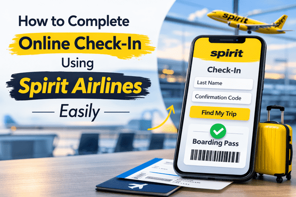 Complete Spirit Airlines Online Check-In