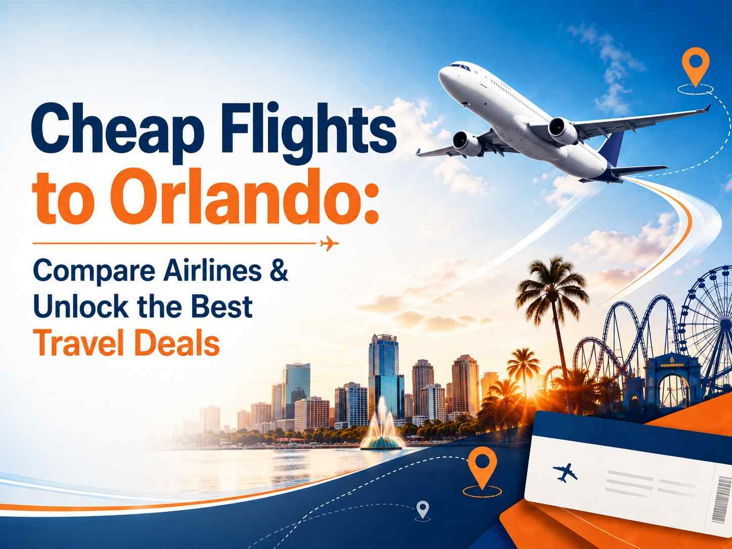 add this title in this image "Cheap Flights to Orl